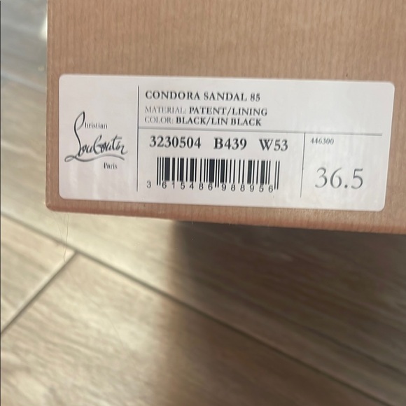 Christian Louboutin Black and Red Strappy Heels - Picture 5 of 11